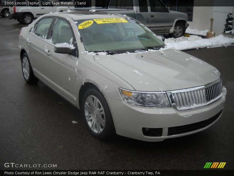 Light Sage Metallic / Sand 2006 Lincoln Zephyr