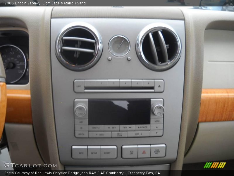 Light Sage Metallic / Sand 2006 Lincoln Zephyr