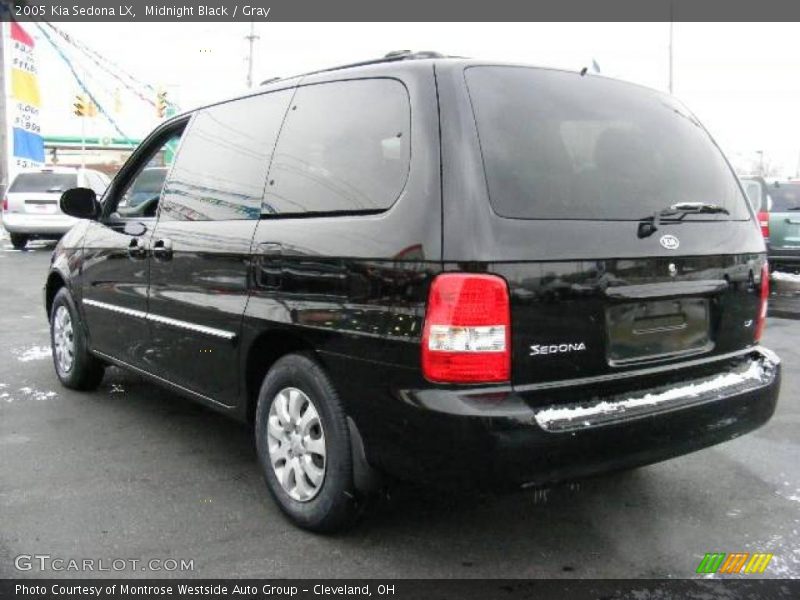 Midnight Black / Gray 2005 Kia Sedona LX