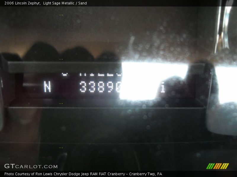 Light Sage Metallic / Sand 2006 Lincoln Zephyr