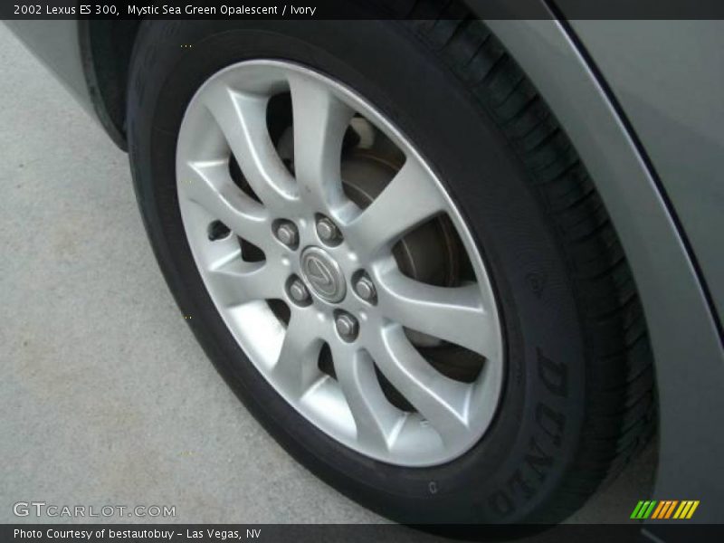 Mystic Sea Green Opalescent / Ivory 2002 Lexus ES 300