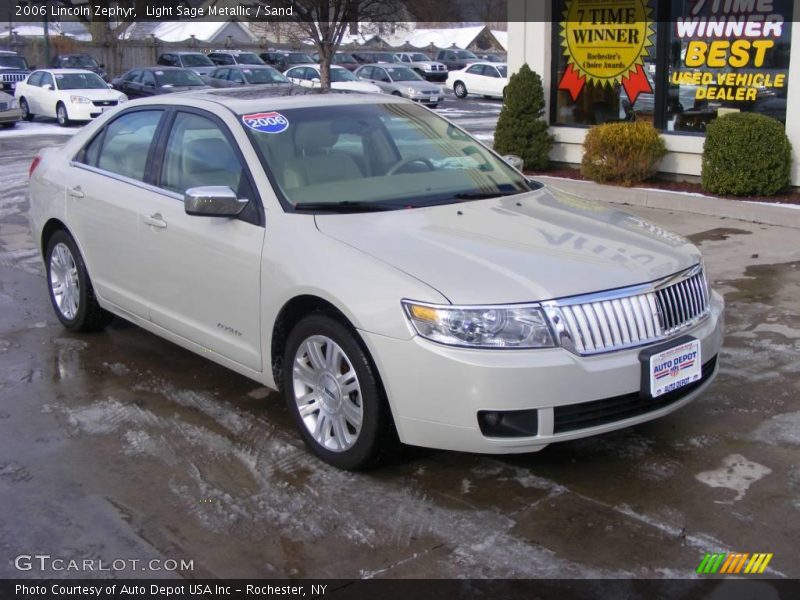 Light Sage Metallic / Sand 2006 Lincoln Zephyr