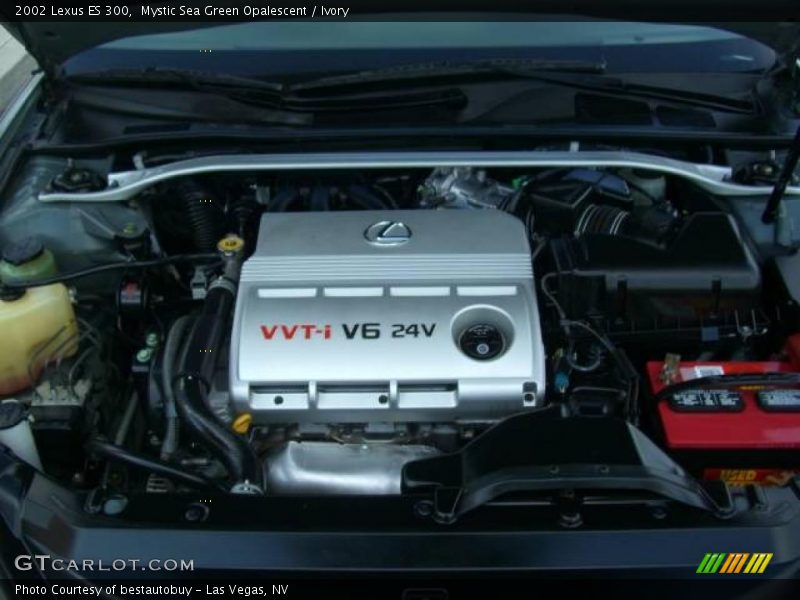 Mystic Sea Green Opalescent / Ivory 2002 Lexus ES 300