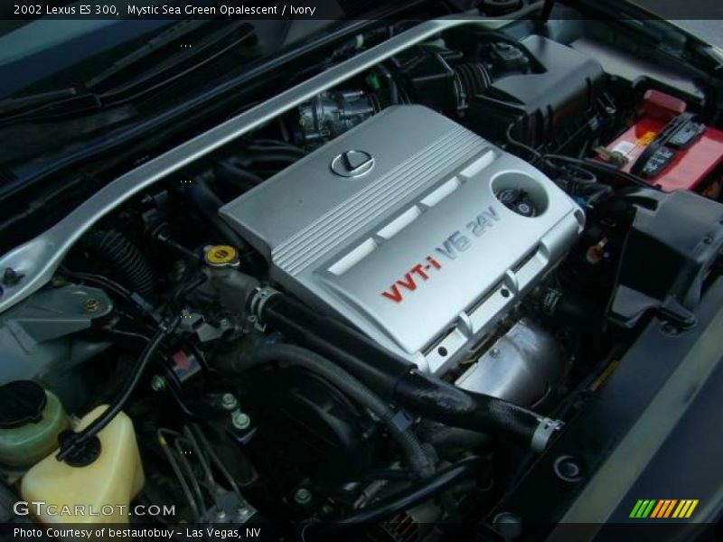 Mystic Sea Green Opalescent / Ivory 2002 Lexus ES 300