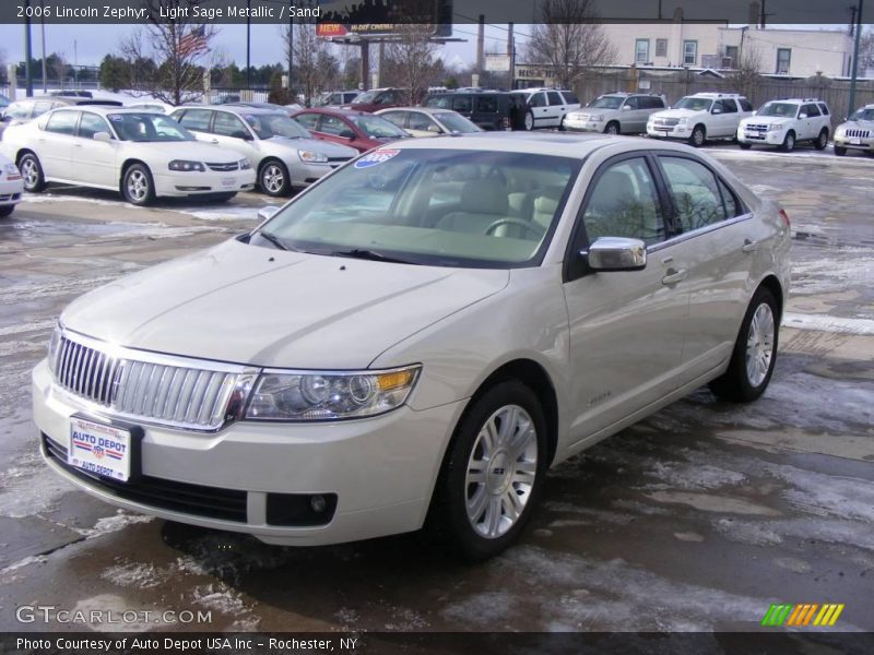 Light Sage Metallic / Sand 2006 Lincoln Zephyr