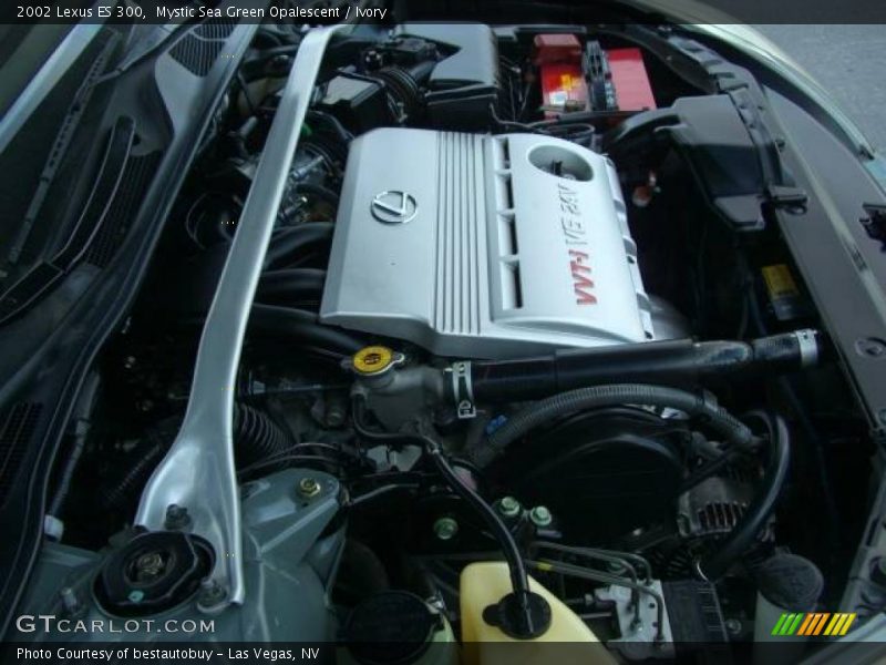Mystic Sea Green Opalescent / Ivory 2002 Lexus ES 300
