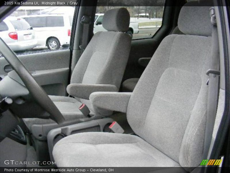 Midnight Black / Gray 2005 Kia Sedona LX