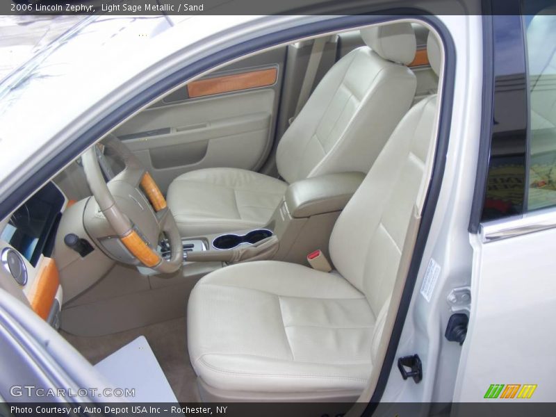 Light Sage Metallic / Sand 2006 Lincoln Zephyr