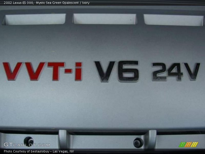 Mystic Sea Green Opalescent / Ivory 2002 Lexus ES 300