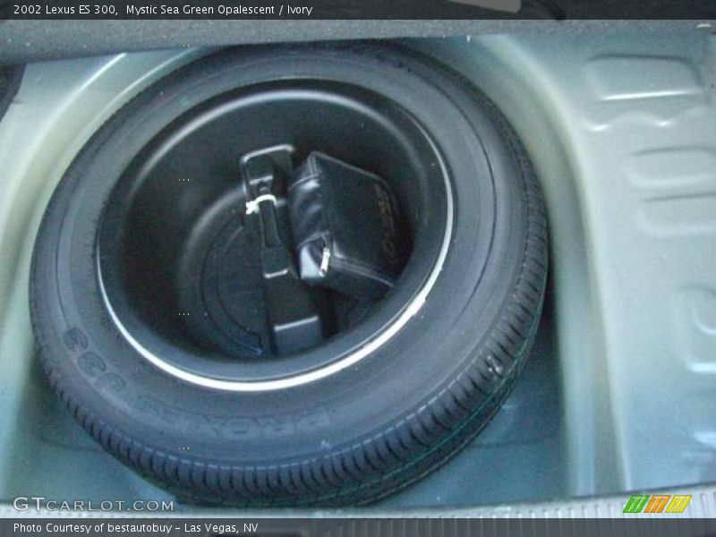 Mystic Sea Green Opalescent / Ivory 2002 Lexus ES 300