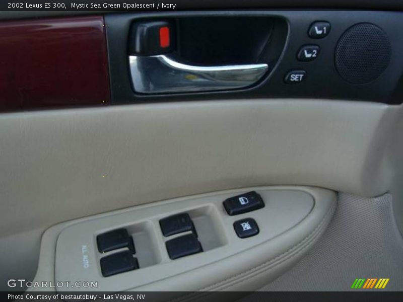 Mystic Sea Green Opalescent / Ivory 2002 Lexus ES 300
