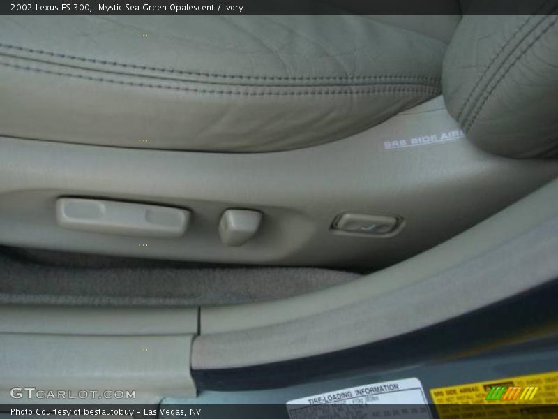 Mystic Sea Green Opalescent / Ivory 2002 Lexus ES 300