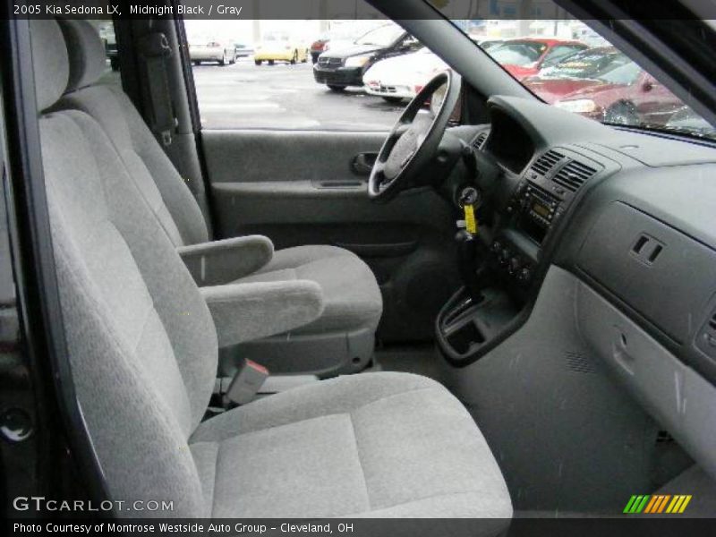 Midnight Black / Gray 2005 Kia Sedona LX