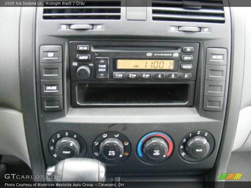 Midnight Black / Gray 2005 Kia Sedona LX