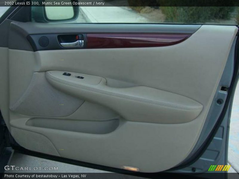 Mystic Sea Green Opalescent / Ivory 2002 Lexus ES 300