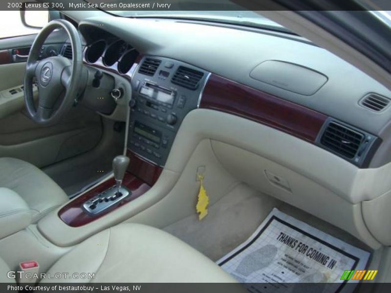 Mystic Sea Green Opalescent / Ivory 2002 Lexus ES 300