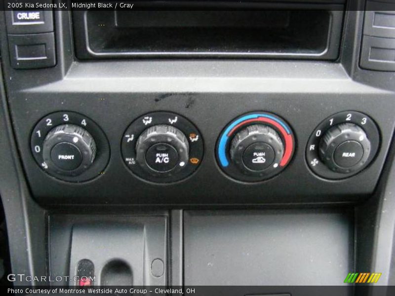 Midnight Black / Gray 2005 Kia Sedona LX