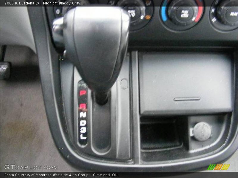 Midnight Black / Gray 2005 Kia Sedona LX