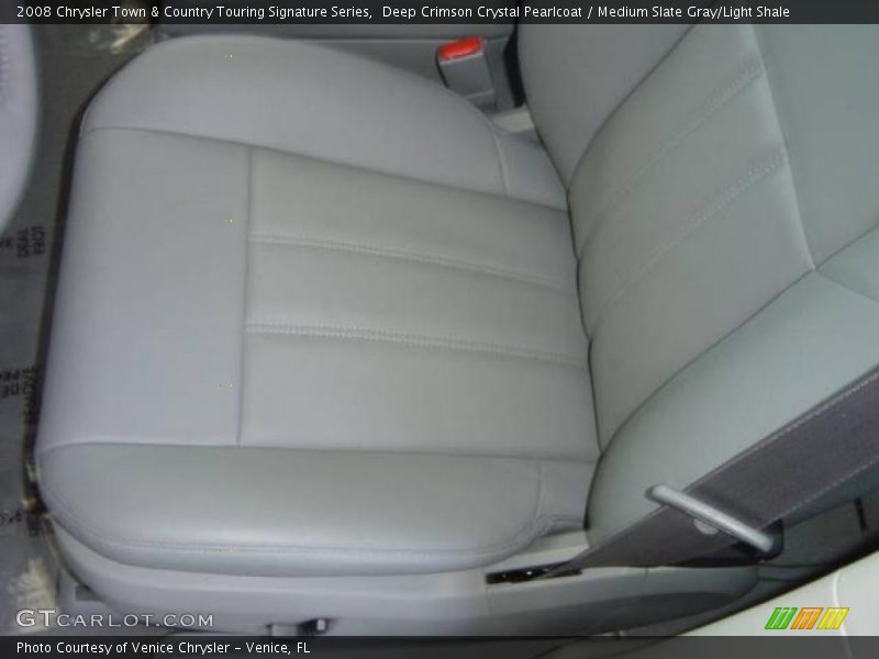 Deep Crimson Crystal Pearlcoat / Medium Slate Gray/Light Shale 2008 Chrysler Town & Country Touring Signature Series