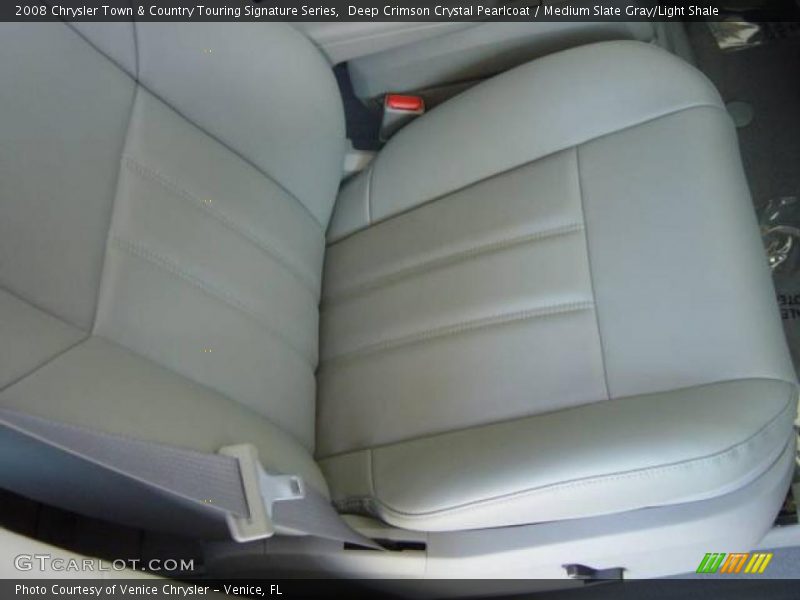 Deep Crimson Crystal Pearlcoat / Medium Slate Gray/Light Shale 2008 Chrysler Town & Country Touring Signature Series