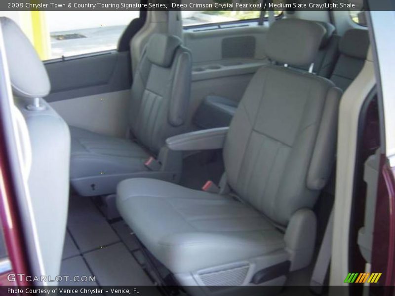 Deep Crimson Crystal Pearlcoat / Medium Slate Gray/Light Shale 2008 Chrysler Town & Country Touring Signature Series