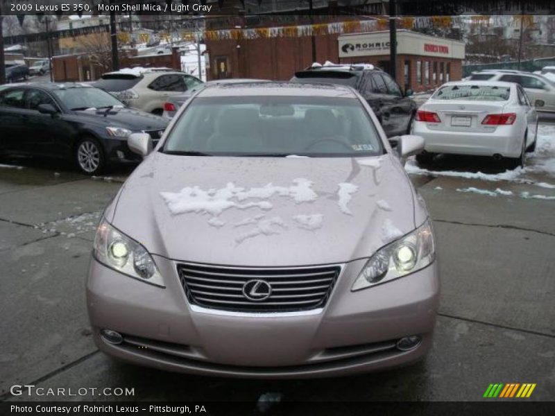 Moon Shell Mica / Light Gray 2009 Lexus ES 350