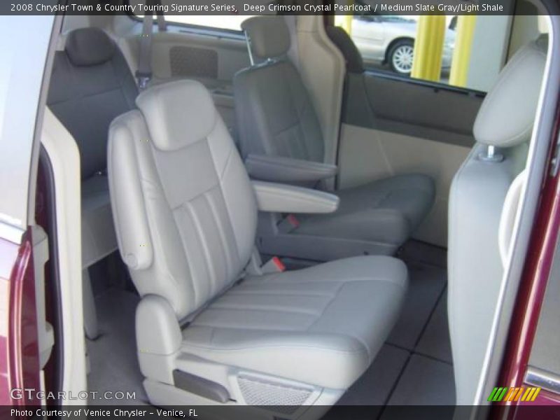 Deep Crimson Crystal Pearlcoat / Medium Slate Gray/Light Shale 2008 Chrysler Town & Country Touring Signature Series