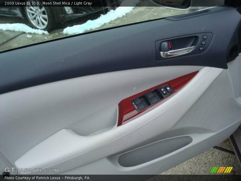 Moon Shell Mica / Light Gray 2009 Lexus ES 350