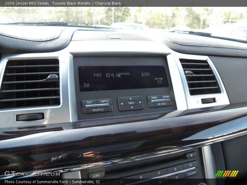 Tuxedo Black Metallic / Charcoal Black 2009 Lincoln MKS Sedan