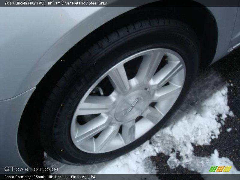 Brilliant Silver Metallic / Steel Gray 2010 Lincoln MKZ FWD