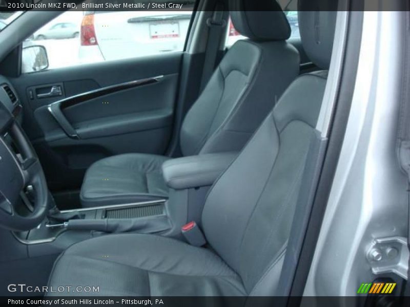 Brilliant Silver Metallic / Steel Gray 2010 Lincoln MKZ FWD