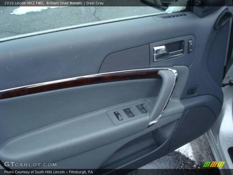 Brilliant Silver Metallic / Steel Gray 2010 Lincoln MKZ FWD