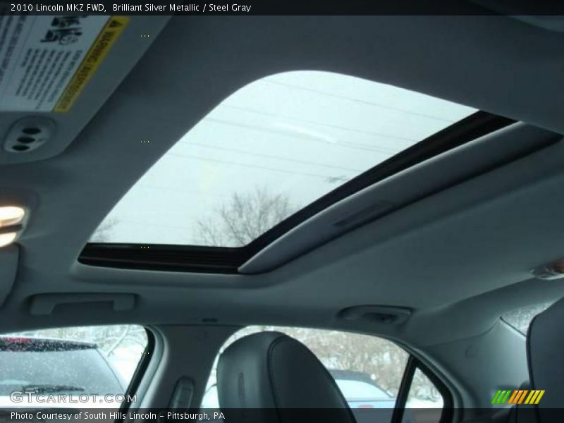 Brilliant Silver Metallic / Steel Gray 2010 Lincoln MKZ FWD