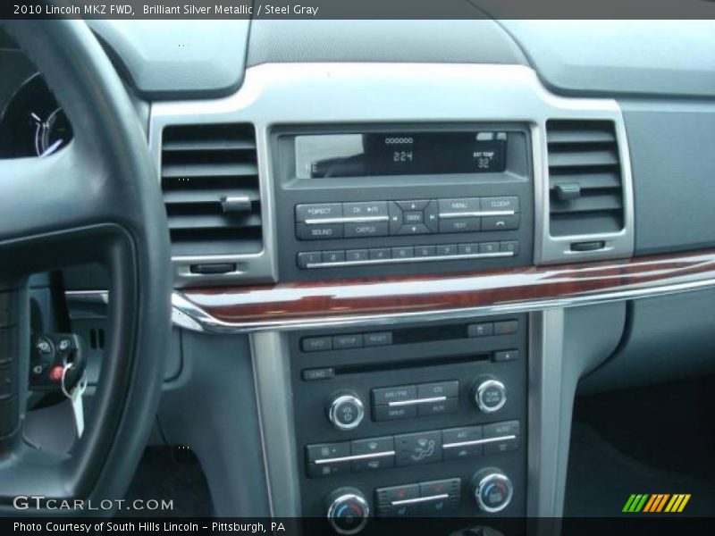 Brilliant Silver Metallic / Steel Gray 2010 Lincoln MKZ FWD