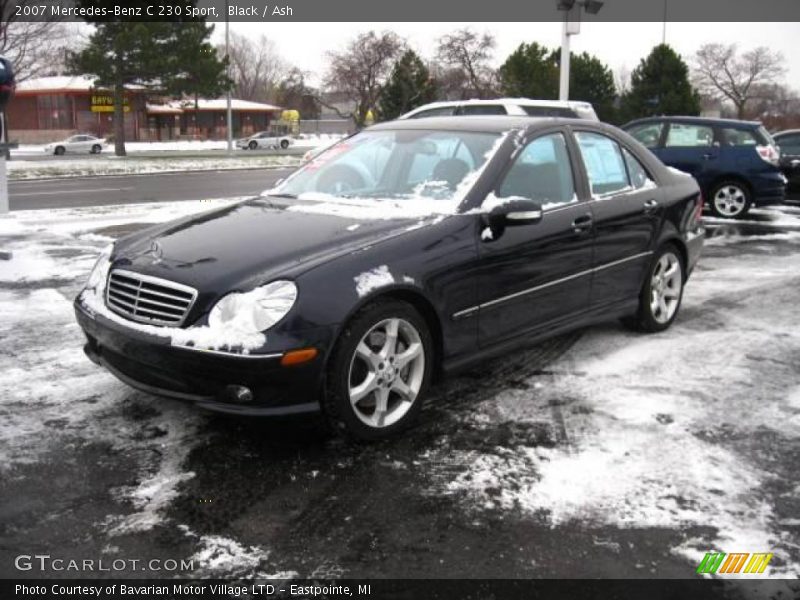 Black / Ash 2007 Mercedes-Benz C 230 Sport