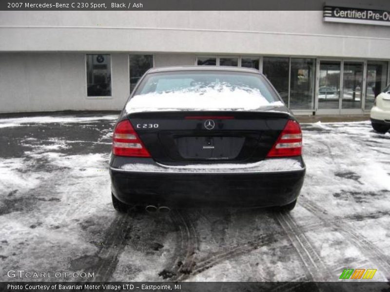 Black / Ash 2007 Mercedes-Benz C 230 Sport