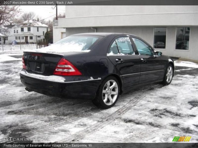 Black / Ash 2007 Mercedes-Benz C 230 Sport
