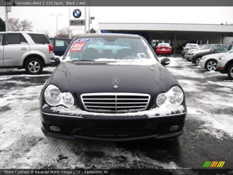 Black / Ash 2007 Mercedes-Benz C 230 Sport