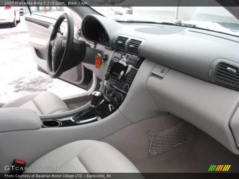 Black / Ash 2007 Mercedes-Benz C 230 Sport