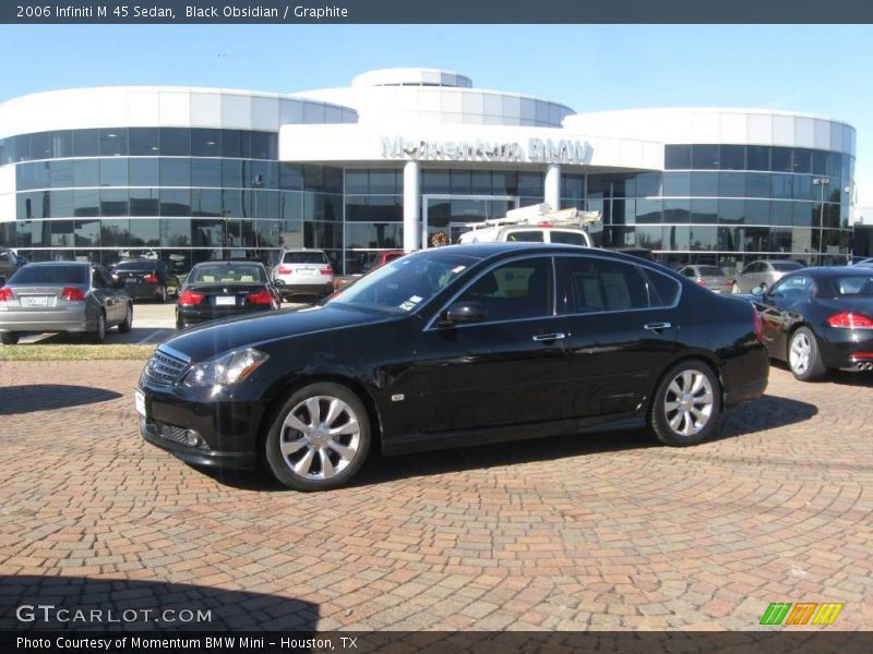 Black Obsidian / Graphite 2006 Infiniti M 45 Sedan