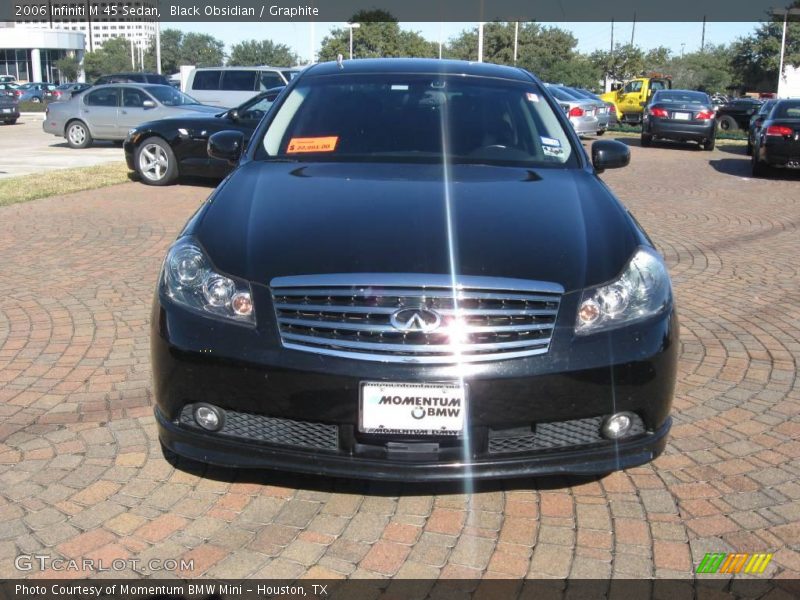 Black Obsidian / Graphite 2006 Infiniti M 45 Sedan