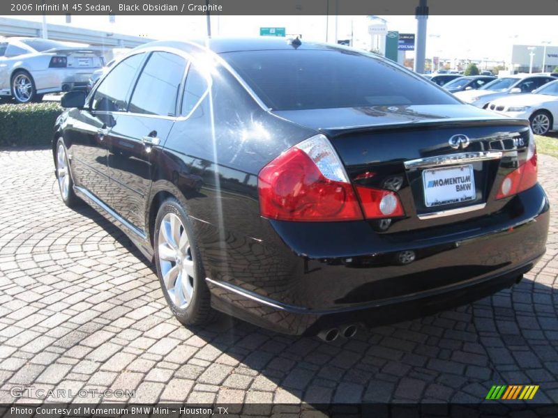Black Obsidian / Graphite 2006 Infiniti M 45 Sedan