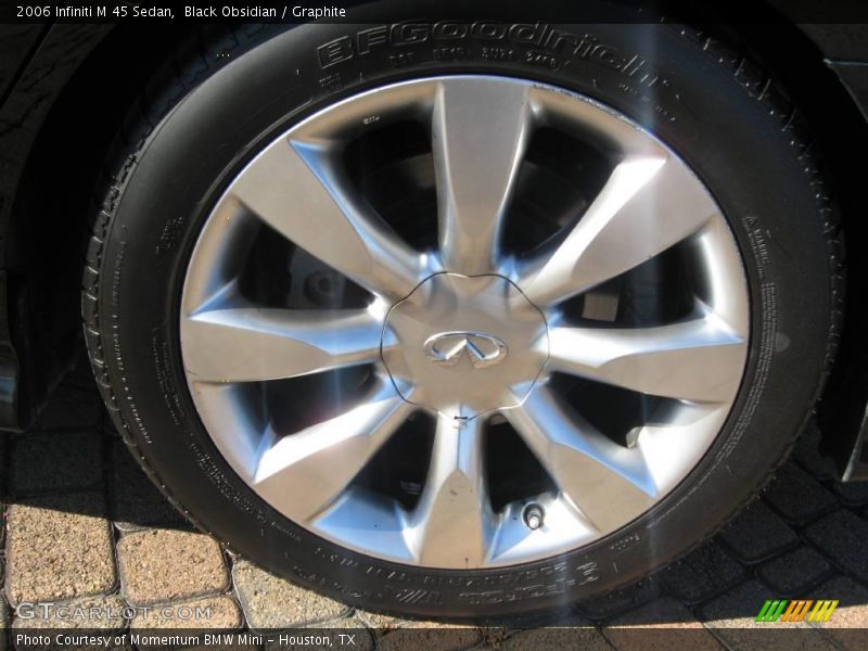 Black Obsidian / Graphite 2006 Infiniti M 45 Sedan