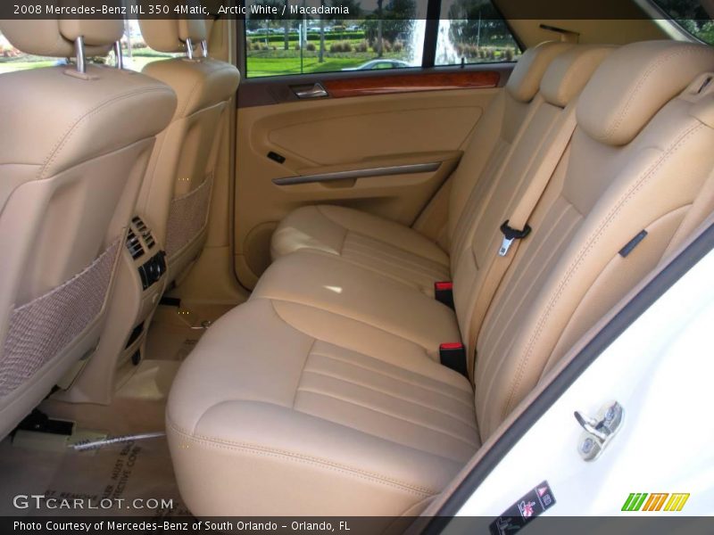 Arctic White / Macadamia 2008 Mercedes-Benz ML 350 4Matic