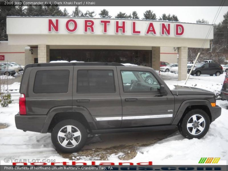 Dark Khaki Pearl / Khaki 2006 Jeep Commander 4x4