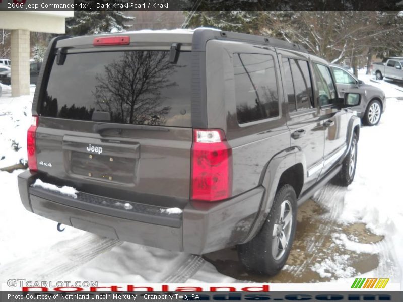 Dark Khaki Pearl / Khaki 2006 Jeep Commander 4x4