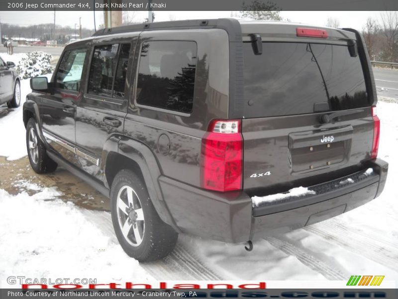 Dark Khaki Pearl / Khaki 2006 Jeep Commander 4x4