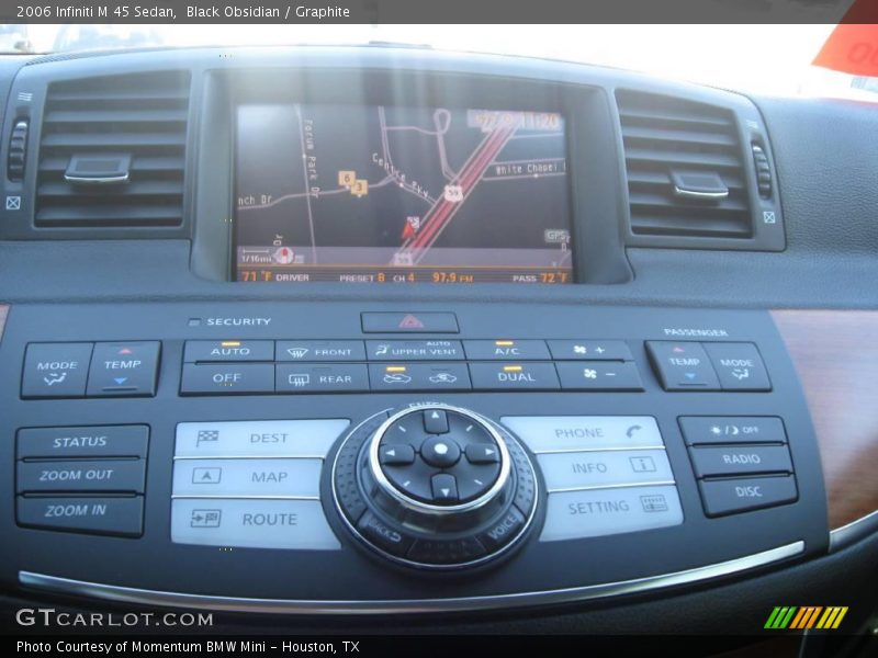 Black Obsidian / Graphite 2006 Infiniti M 45 Sedan