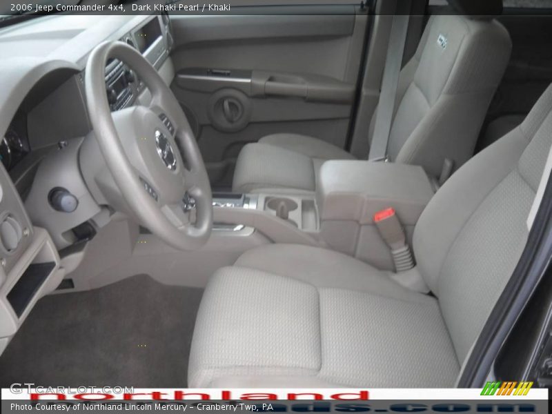 Dark Khaki Pearl / Khaki 2006 Jeep Commander 4x4