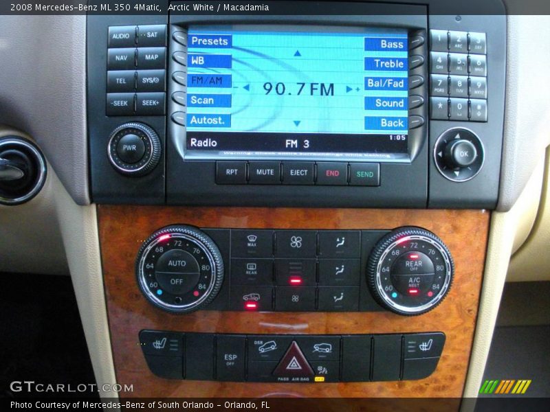 Arctic White / Macadamia 2008 Mercedes-Benz ML 350 4Matic